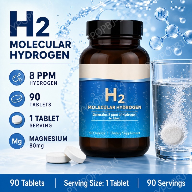 Health Wellness & Nutrition Center Llc - Comprimés d'hydrogène moléculaire H2, 90 unités,