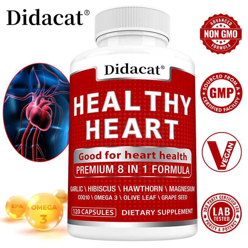 Health Wellness & Nutrition Center Llc - Capsules pour la santé cardiaque avec