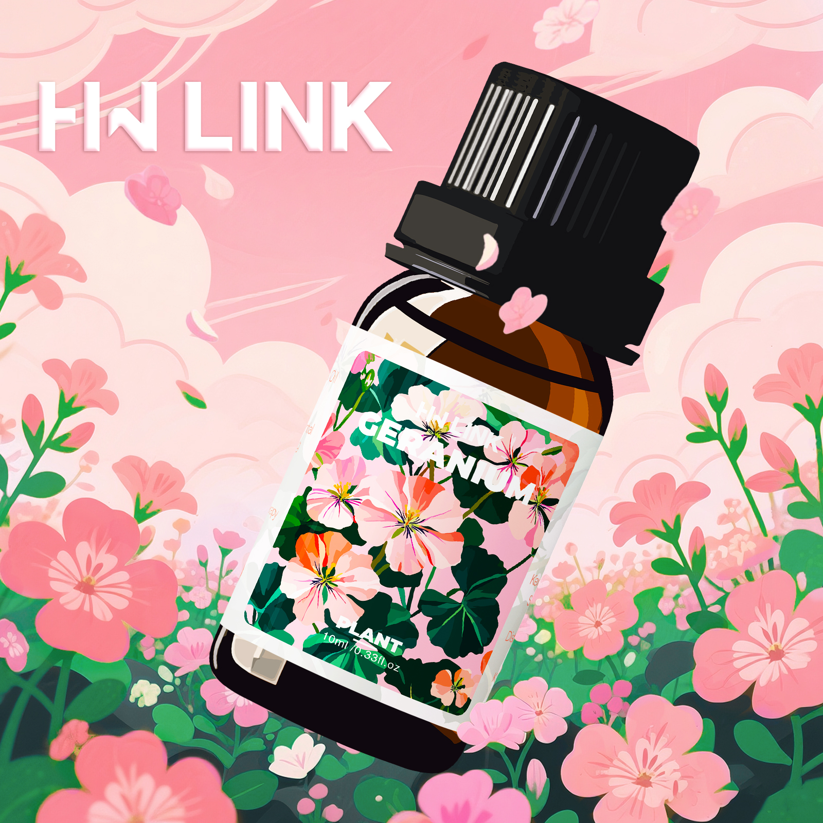 Aromatherapy Diffuser - Huile essentielle de géranium 10 ml