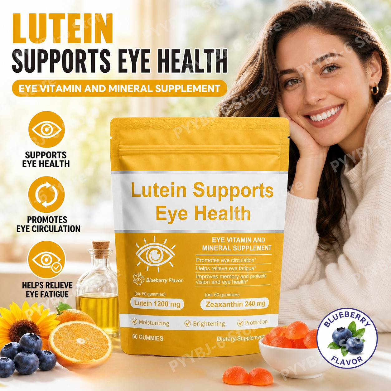 Health Wellness & Nutrition Center Llc - Gummies pour la santé des yeux