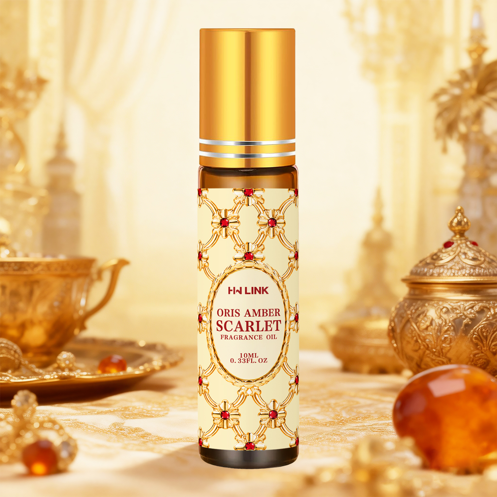 Aromatherapy Diffuser - Huile essentielle d'ambre écarlate Oris, 10ml,