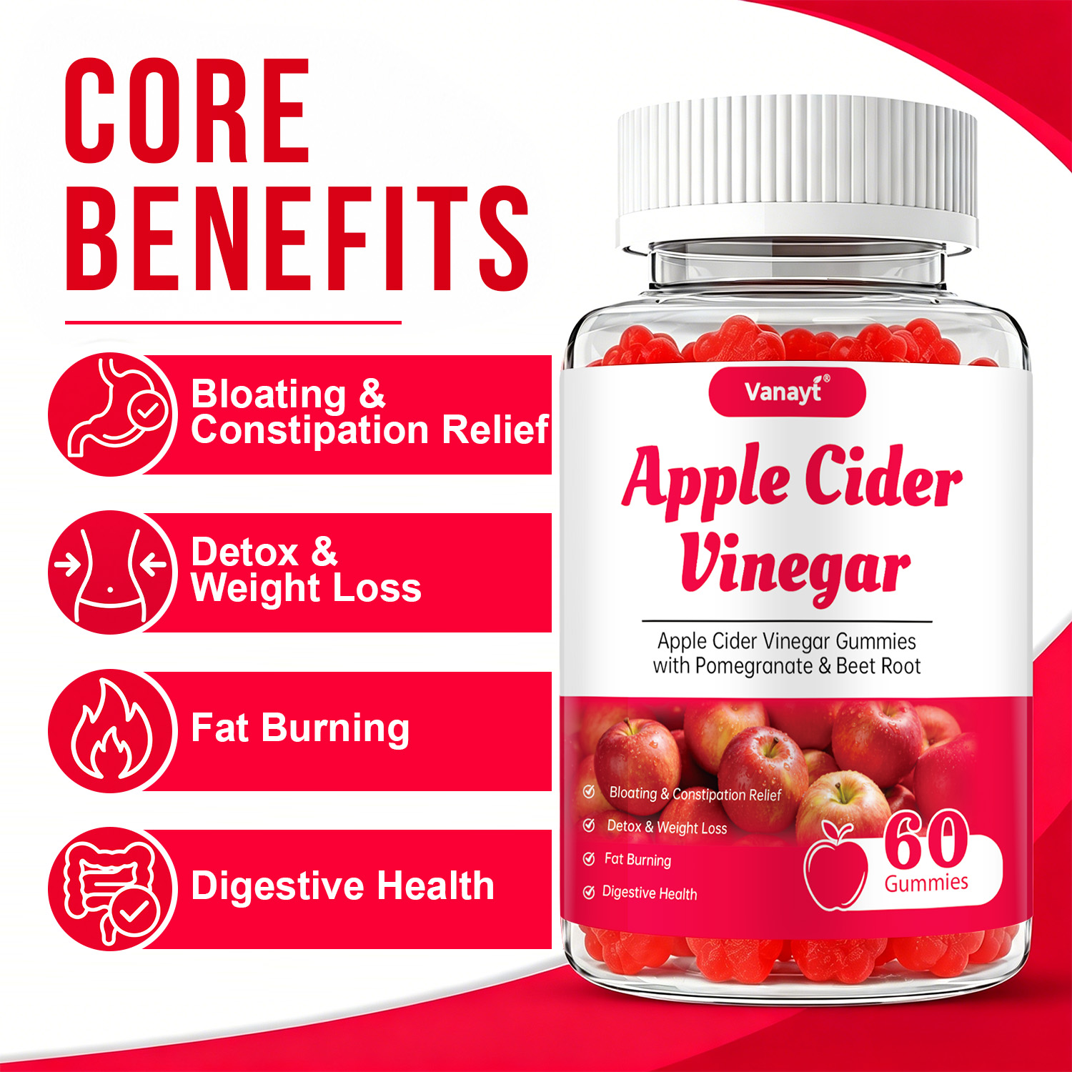 Gummies au vinaigre de cidre d - Health Wellness & Nutrition Center Llc avis et prix