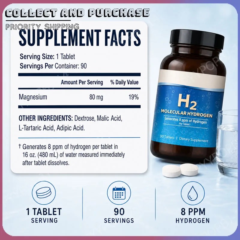 Comprimés d'hydrogène molécula - Health Wellness & Nutrition Center Llc avis et prix
