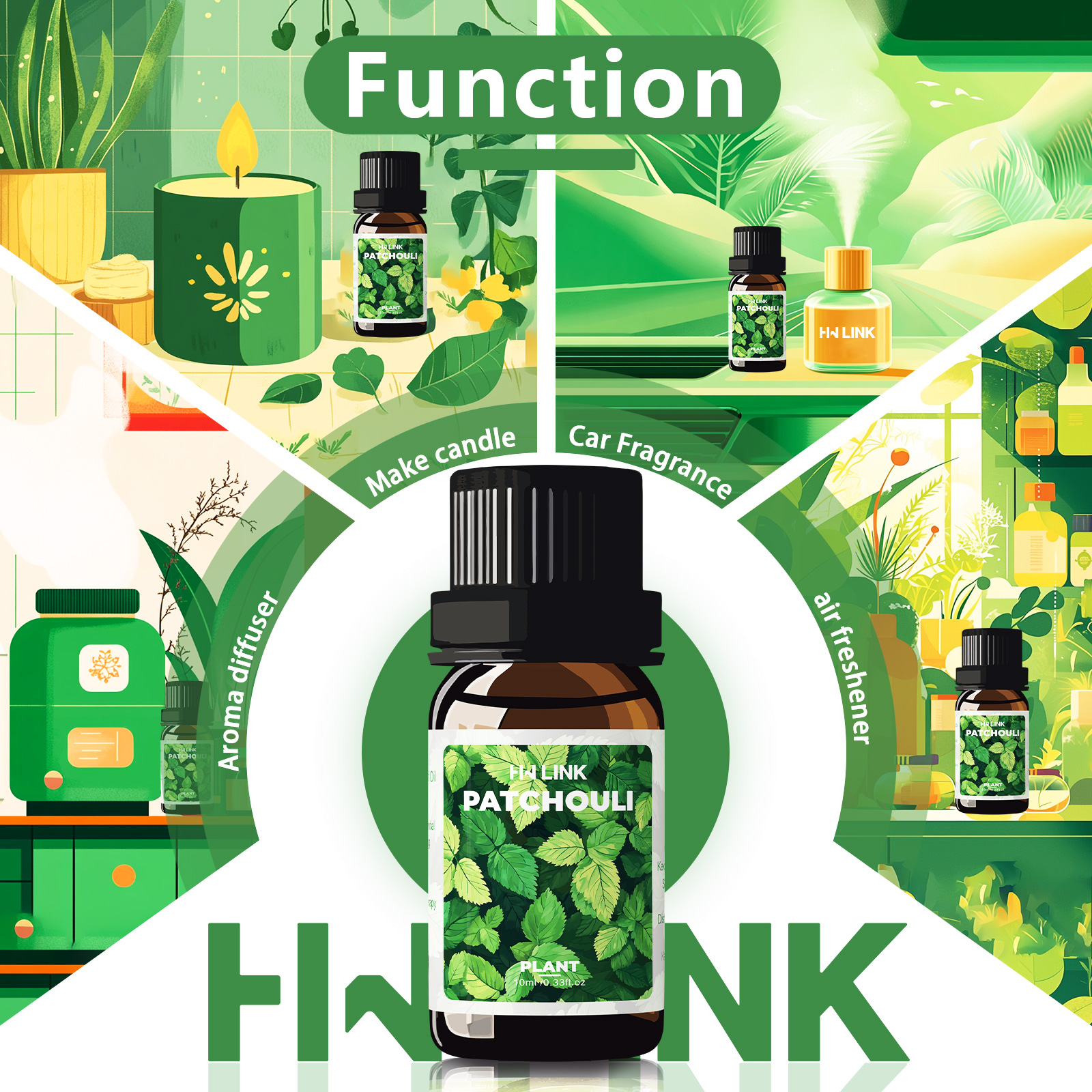 Huiles essentielles de patchou - Aromatherapy Diffuser avis et prix
