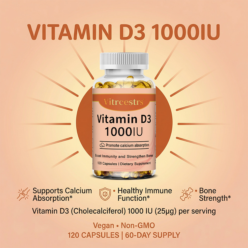 Capsules de vitamine D3 1000 U - Health Wellness & Nutrition Center Llc avis et prix
