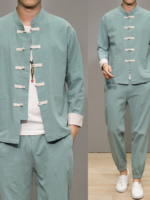 Costume Tang en coton et lin d - Health & Wellness Pay avis et prix