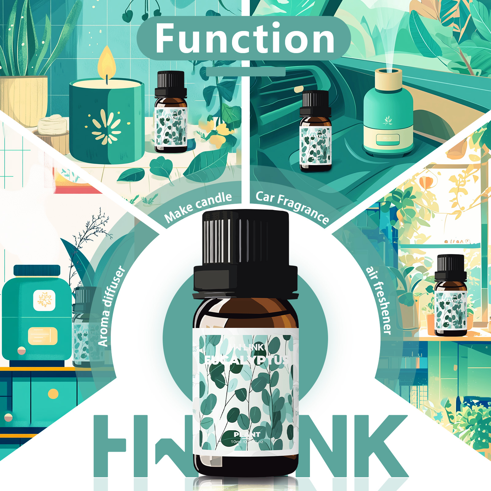 Huiles essentielles d'eucalypt - Aromatherapy Diffuser avis et prix