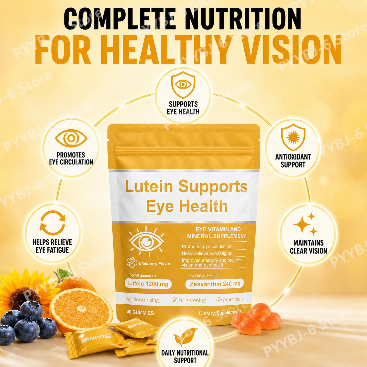 Gummies pour la santé des yeux - Health Wellness & Nutrition Center Llc avis et prix