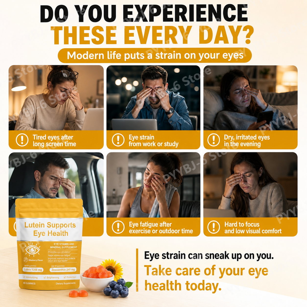 Gummies pour la santé des yeux - Health Wellness & Nutrition Center Llc avis et prix
